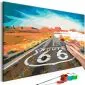 Obraz do samodzielnego malowania - Route 66 | MIRAT. w stylu  kolekcja