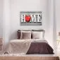 Obraz do samodzielnego malowania - Home z czerwonym sercem | MIRAT. w stylu  kolekcja