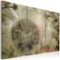 Obraz - Vintage, clock and orchid - triptych-1