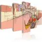 Obraz - Romantic gondolas - 5 pieces-1