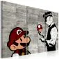 Obraz - Banksy  Mario Bros-1