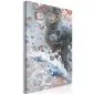 Obraz - Blue Sienna Marble (1-częściowy) pionowy-1