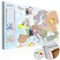 Obraz na korku - Mapy świata  Europa [Mapa korkowa]-1
