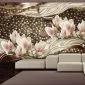 Fototapeta - Perły i magnolie-1