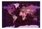 Fototapeta - Fioletowa mapa świata-2