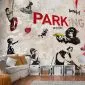 Fototapeta - Kolaż graffiti (Banksy)-1
