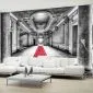 Fototapeta - Tajemnica marmuru - czarno-biała-1