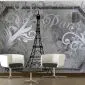 Fototapeta - Vintage Paris - srebrny-1