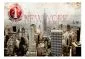 Fototapeta - New York - POST AGE STAMP-2