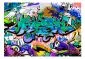 Fototapeta - Grafiti niebieski motyw-2