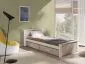Łóżko dziecięce ICHEL 180x80 białe/dąb sonoma z szufladami | MIRAT.