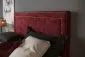 Łóżko kontynentalne NESS 160 szare velvet z do sypialni | MIRAT. w stylu GLAMOUR kolekcja