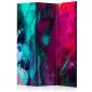 Parawan jednostronny Abstrakcje 135 x 172 cm Niebieski