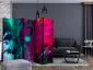 Parawan jednostronny Abstrakcje 225 x 172 cm Niebieski