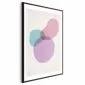 Plakat Mieszanka barw 40x60 cm z ramą czarną z marginesem | MIRAT.