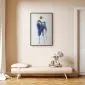 Plakat akwarelowa abstrakcja 60 x 90 cm z ramą czarną | MIRAT. kolekcja a-A-0399-ao-a