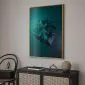 Plakat Gamma 21x30 cm z ramą złotą bez marginesu | MIRAT.