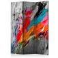 Parawan akustyczny Abstrakcje 135 x 172 cm Brązowy