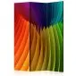 Parawan akustyczny 3D 135x172 cm 3-częściowy wielokolorowy | MIRAT.