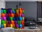 Parawan jednostronny 3D 225x172 cm 5-częściowy wielokolorowy | MIRAT.