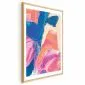 Plakat Kolorowa Ekspresja 40x60 cm z ramą złotą z marginesem | MIRAT.