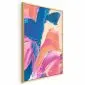 Plakat Kolorowa Ekspresja 21x30 cm z ramą złotą bez marginesu | MIRAT.