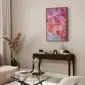 Plakat Kolorowe Pociągnięcia 60x40 cm z ramą złotą bez marginesu | MIRAT.