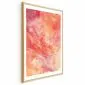 Plakat Płomienne Barwy 21x30 cm z ramą złotą z marginesem | MIRAT.