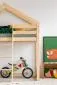 Łóżko dziecięce MILA DMPA 80x160 sosna piętrowe domek | MIRAT. w stylu kolekcja MILA