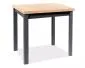 Stół ADAM 80x80 dąb artisan/czarny I sklep meblowy MIRAT. styl KLASYCZNY, LOFT, SKANDYNAWSKI