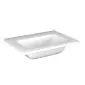 Szafka pod umywalkę CHIC 80 cm biała półmat glamour| MIRAT