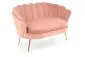 Sofa AMORINITO XL jasno różowa w kształcie muszelki | MIRAT. styl GLAMOUR, PASTELE