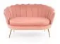 Sofa AMORINITO XL jasno różowa w kształcie muszelki | MIRAT. styl GLAMOUR, PASTELE