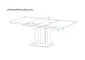 Stół rozkładany APPIA BLACK 130(210)x80 beton ciemny/czarny polskiej produkcji | MIRAT. styl LOFT