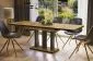 Stół rozkładany APPIA BLACK 130(210)x80 dąb artisan/czarny nowoczesny | MIRAT. styl LOFT