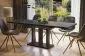 Stół rozkładany APPIA BLACK 130(210)x80 beton ciemny/czarny polskiej produkcji | MIRAT. styl LOFT