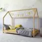 Łóżko domek BELLA 80x160 sosna drewniane polskiej produkcji | MIRAT.