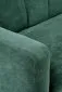 Sofa rozkładana ARMANDO VELVET ciemnozielona trzyosobowa do salonu | MIRAT.