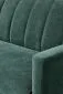 Sofa rozkładana ARMANDO VELVET ciemnozielona trzyosobowa do salonu | MIRAT.
