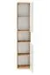 Szafka łazienkowa ARUBA 35 cm biała/dąb słupek | MIRAT. w stylu kolekcja ARUBA