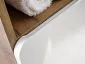 Szafka łazienkowa ARUBA 35 cm biała/dąb słupek | MIRAT. w stylu kolekcja ARUBA