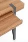 Biurko B-39 orzech miodowy/czarne komputerowe | MIRAT. w stylu LOFT kolekcja
