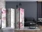 Parawan akustyczny Kwiaty 225x172 cm 3-częściowy wielokolorowy | MIRAT.