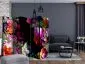 Parawan jednostronny Kwiaty 225x172 cm 5-częściowy wielokolorowy | MIRAT.
