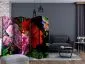 Parawan dwustronny Kwiaty 225x172 cm 5-częściowy wielokolorowy | MIRAT.