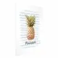 Plakat Ananas i paski 40x60cm bez ramy z marginesem | MIRAT. kolekcja b-B-0348-ao-a