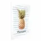 Plakat Ananas i paski 21x30cm bez ramy bez marginesu | MIRAT. kolekcja b-B-0348-ao-a