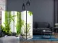 Parawan dwustronny Orient 225x172 cm 5-częściowy zielony | MIRAT.
