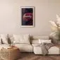 Plakat Beauty 29,7x42 cm z ramą złotą z marginesem | MIRAT.