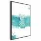Plakat Ananas 40x60cm z ramą czarną bez marginesu | MIRAT. kolekcja b-C-0288-ao-a